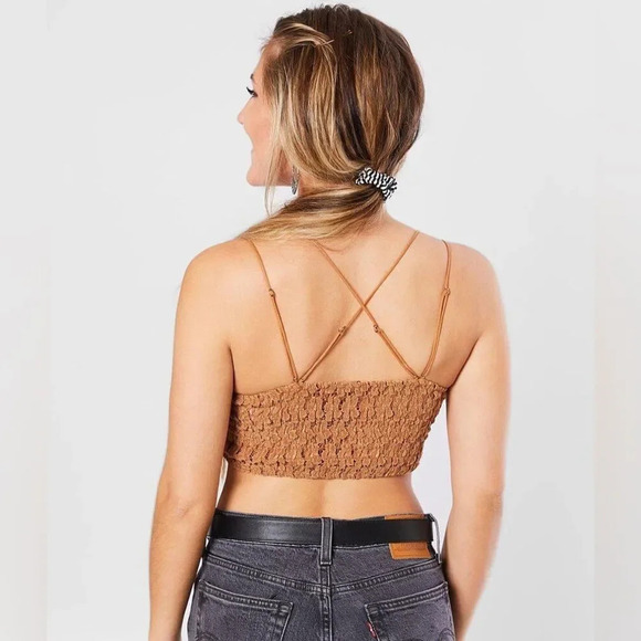 FP ONE by FREE PEOPLE‎ Celine Bralette in Bronze - Picture 3 of 10